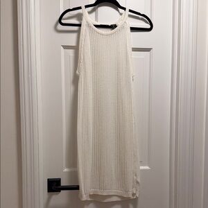 White Knit Dress/Coverup